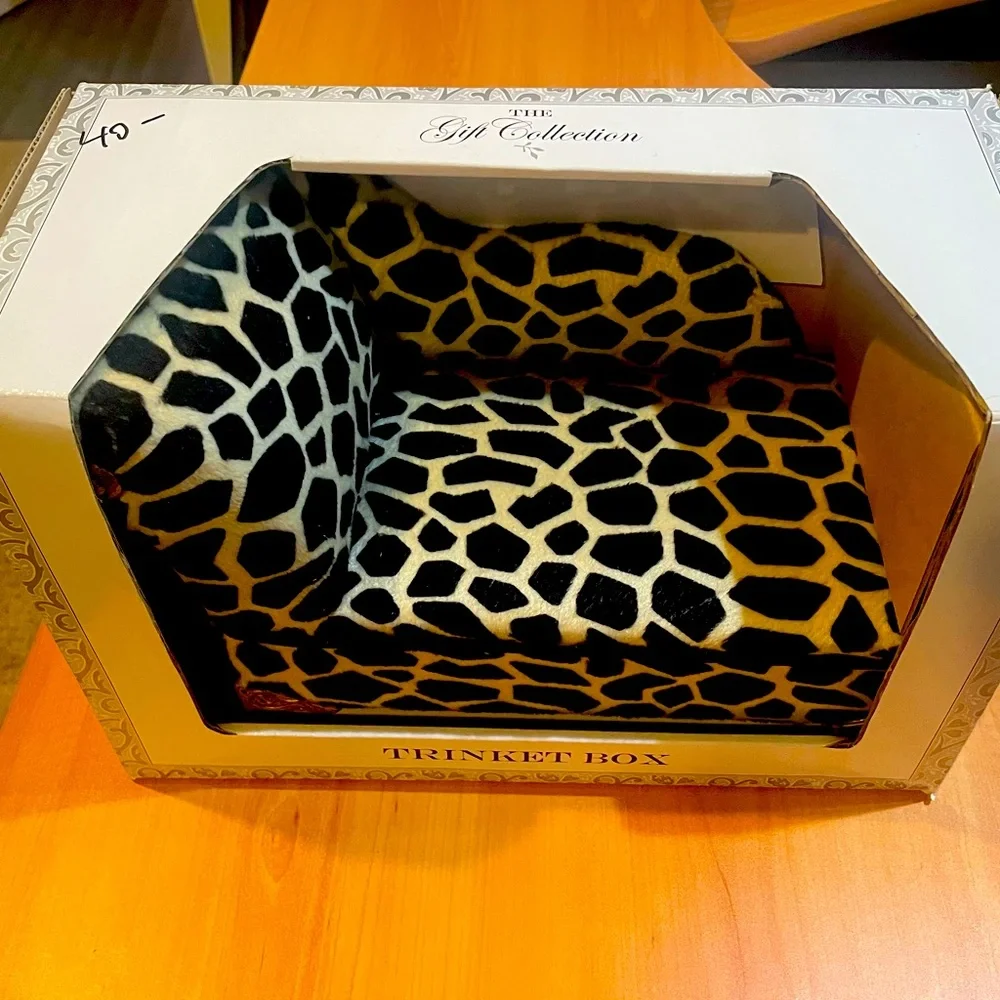 Animal Print Jewelry and Trinket Box